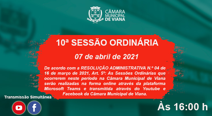 10ª Sessão Ordinária