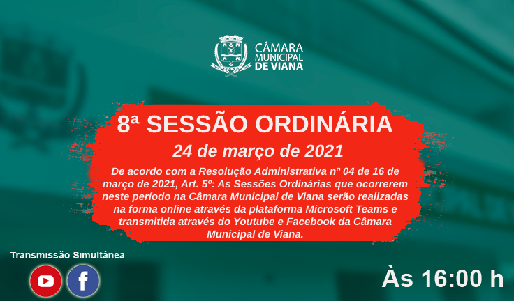 8ª Sessão Ordinária