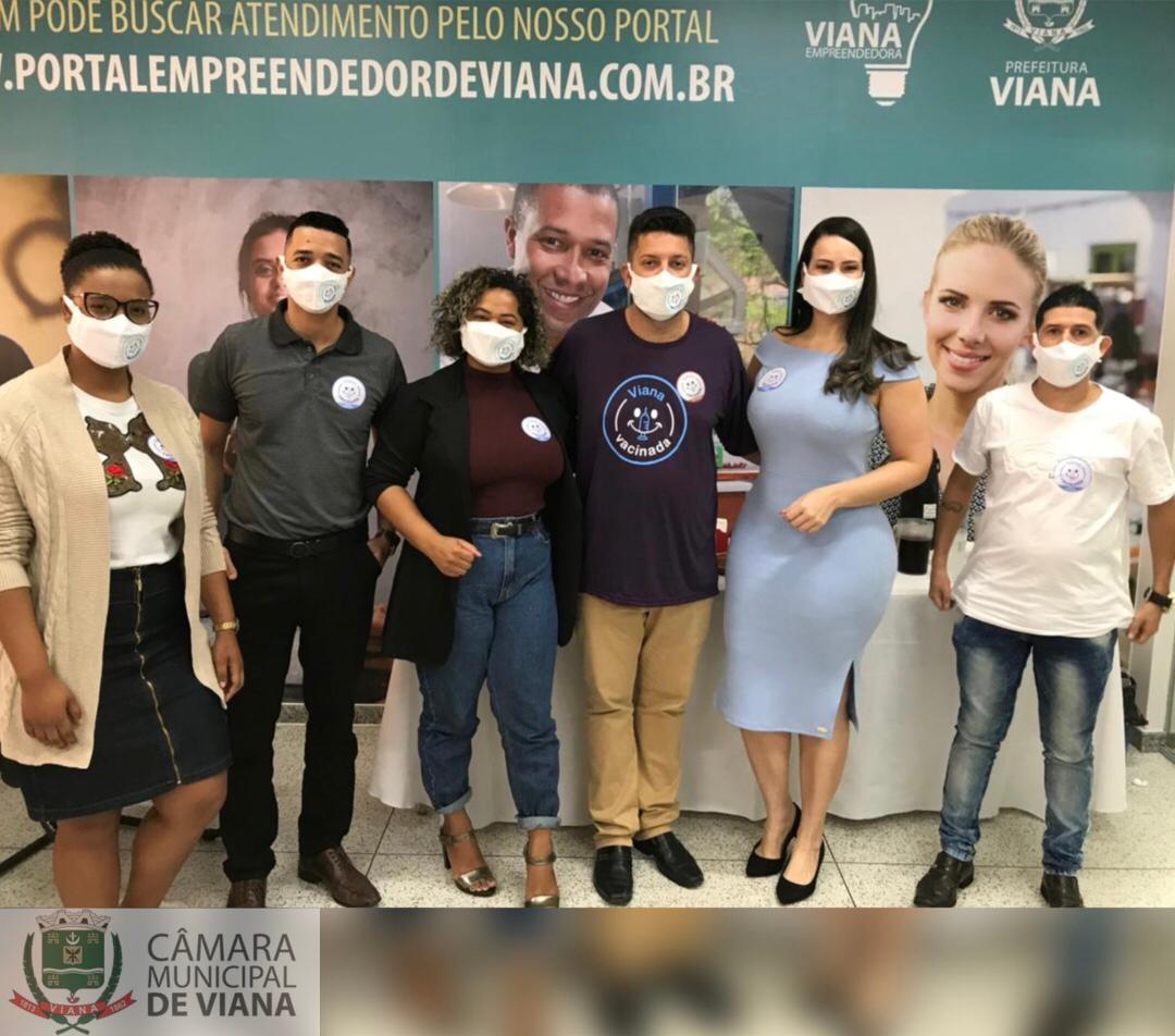 Abertura da Cerimônia do"Projeto de pesquisa Viana Vacinada"