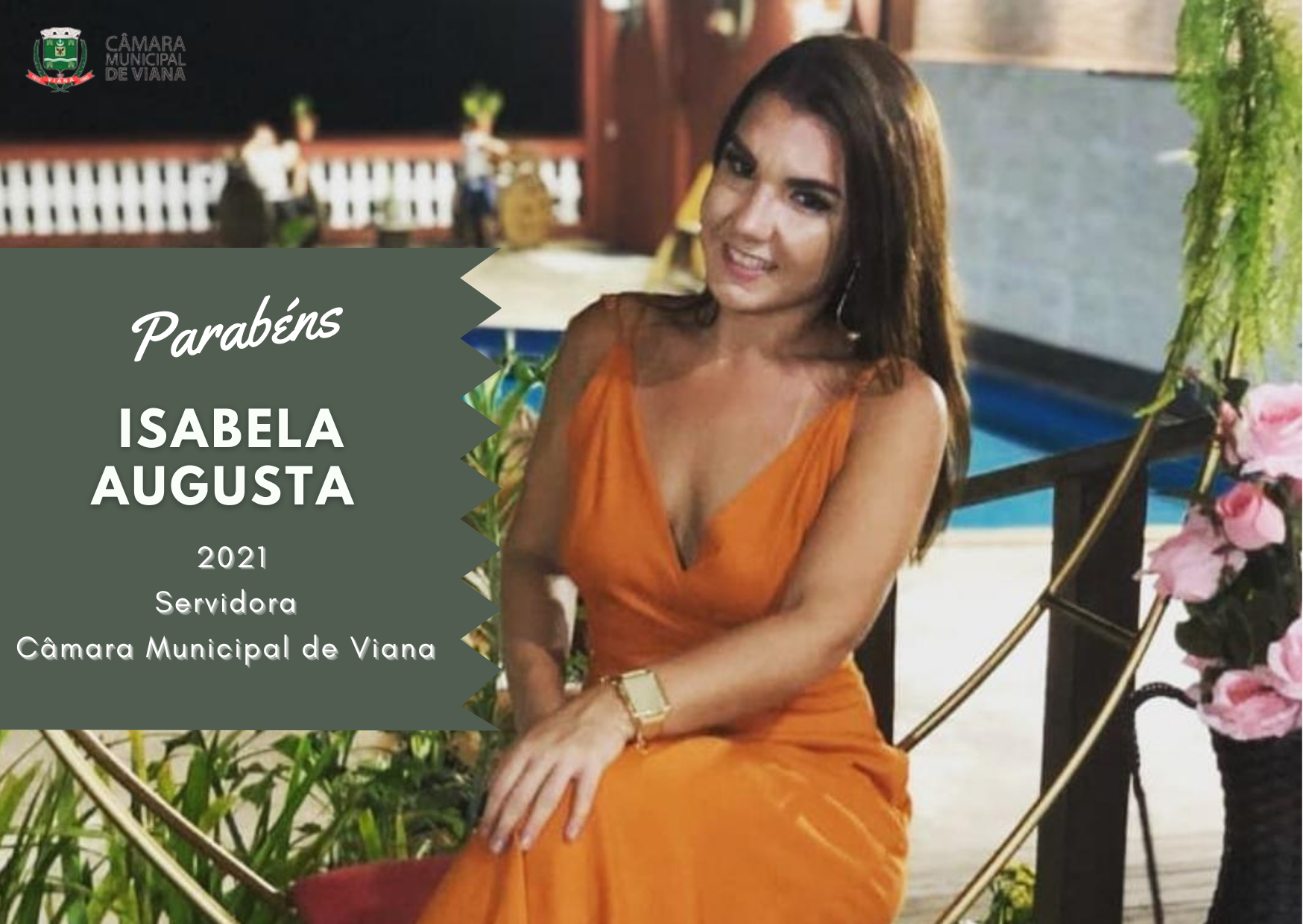 Parabéns Isabela, hoje (05) é o seu dia!