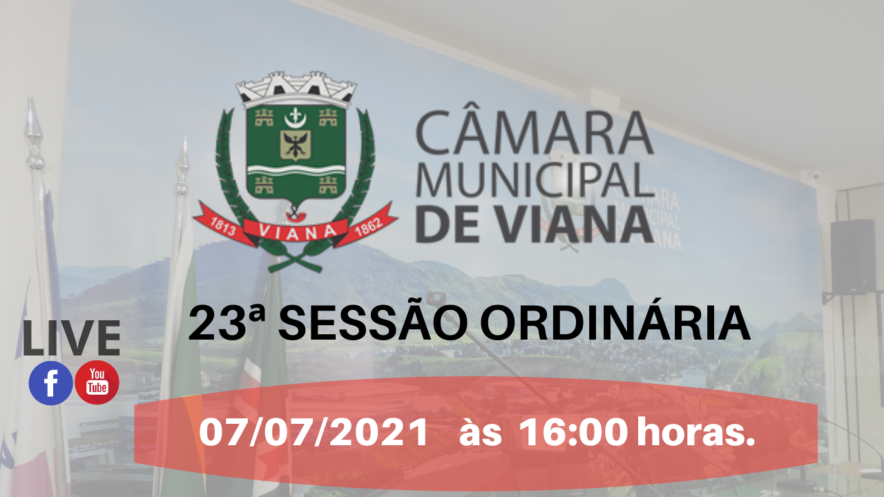 PAUTA DA VIGÉSIMA TERCEIRA (23ª) SESSÃO ORDINÁRIA 